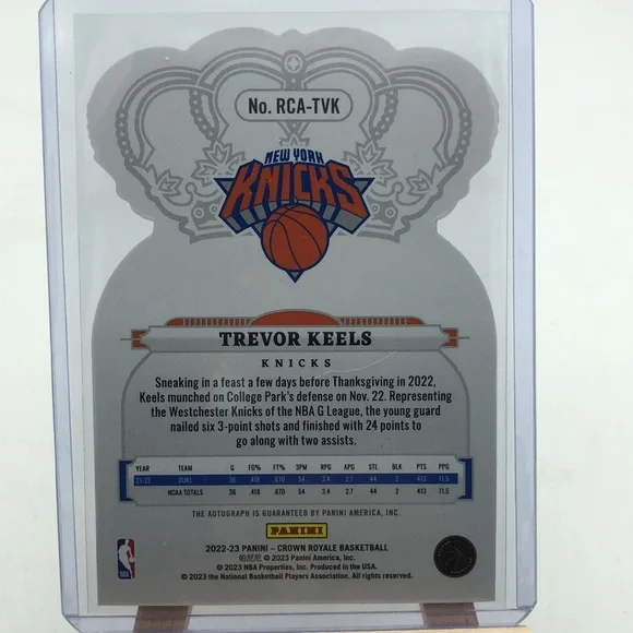 Trevor Keels Bookend Auto RC - Picture 3 of 3